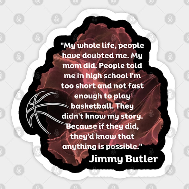 Jimmy Butler Sticker by Chessfluencer